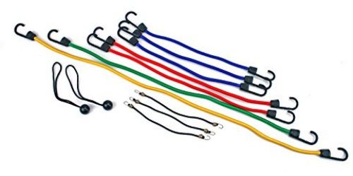 Highland (9008600) bungee cord assortment jar - set of 12 for sale