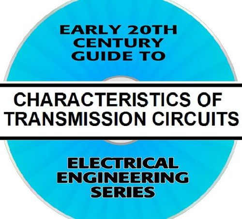 Vintage guide: westinghouse electrical characteristics of transmission circuits for sale