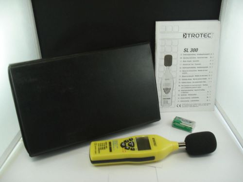 Trotec Sound Meter - SL 300 with Case + Manual