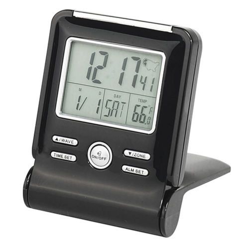 Atomic Travel Alarm Desk Clock