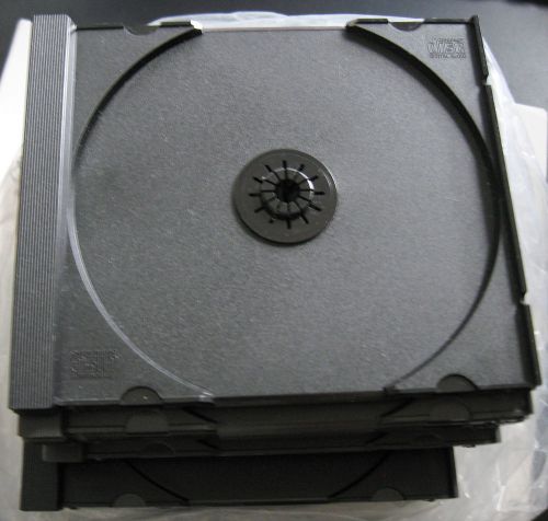 50 Standard Black CD Jewel Case Trays. Tray Only, no jewel case.