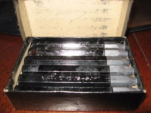 Dixon Lumber Marking Crayons Soft Black, 4-1/2 x 1/2&#034; Hex box of 12 VTG UNUSED