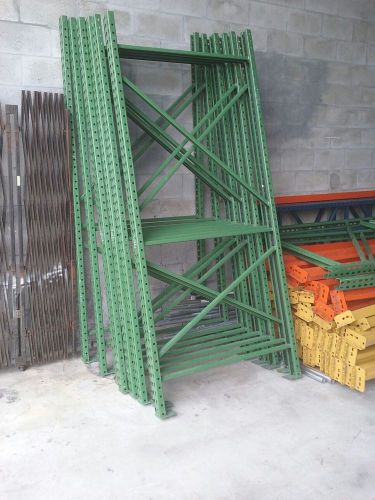 Used warehouse pallet rack 8&#039; x 42&#034; uprights