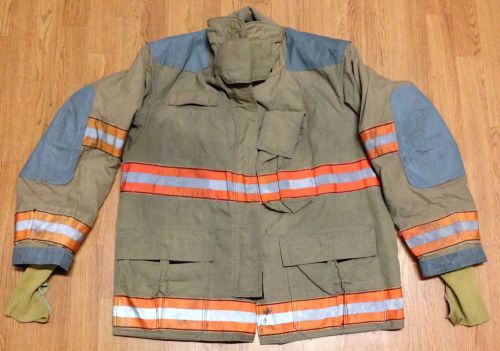 Vintage globe firefighter bunker turnout jacket  48 x 32 1998 for sale