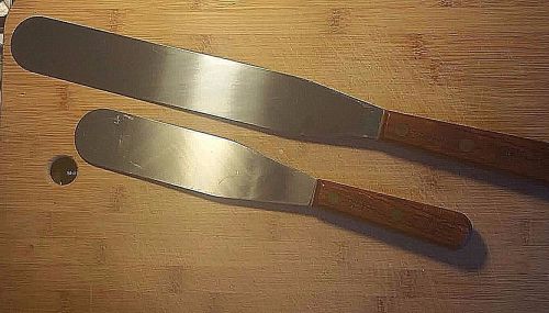 10-Inch &amp; 6.5-Inch  Bakers Spatulas.Traditional Style by Dexter Russell.