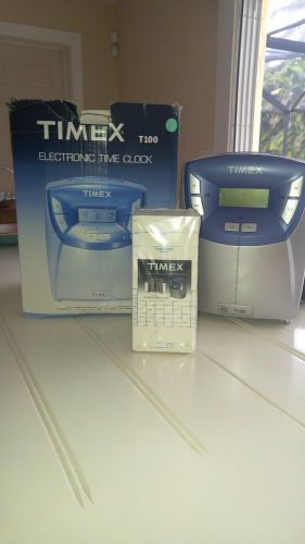 Timex t100 electronic time clock for sale