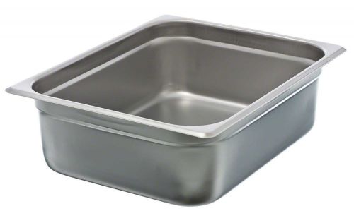 Update international (njp-504) 4&#034; half-size anti-jam steam table pan for sale