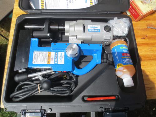Hougen HMD904 Drill USED Tested Working Portable Magnetic perfect condition