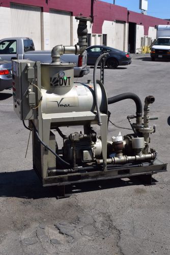 Dvt dekker 15 hp liquid ring vacuum pump vmx0200ka2-00 + control panel for sale