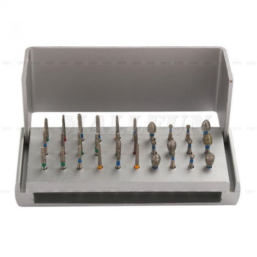 30 Holes Dental Burs Holder Stand Block Autoclave Disinfection Sterilizer Silver