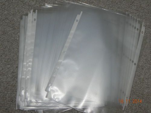 Samsil Page Protectors - Matted - 9x11 - 3 holed side