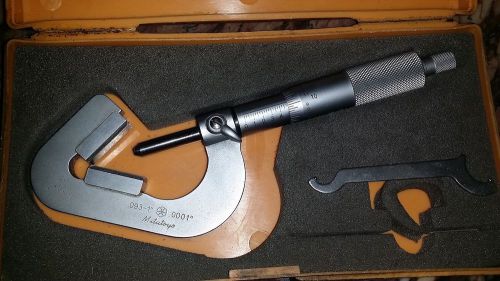 Mitutoyo micrometer 114-202 for sale