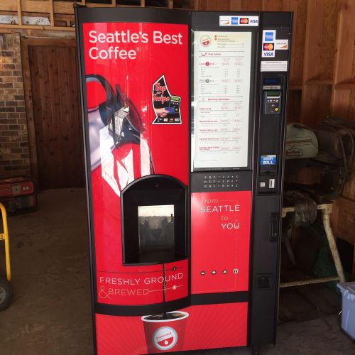 Crane Automatic Products Seattle&#039;s Best Coffee Machine 947d 2012 Vending