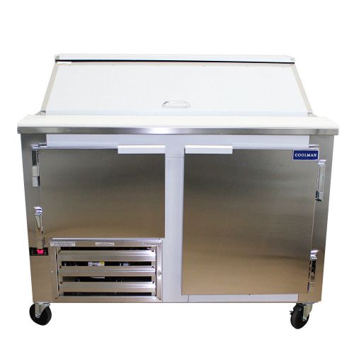 Coolman  Commerical 1-1/2 Door Refrigerated Sandwich Prep Unit 48&#034;