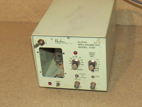 NUCLEUS  ALPHA SPECTROMETER MODEL 5300 (C1)