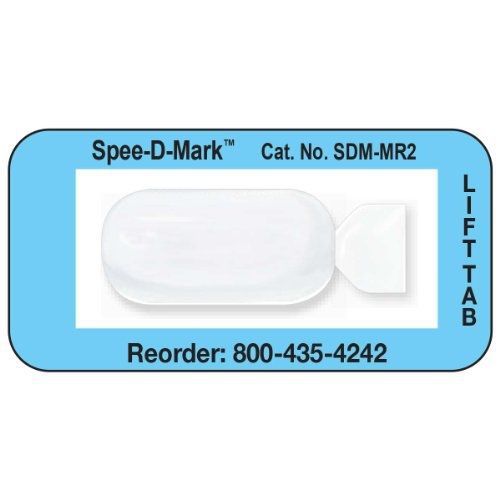 PDC Healthcare Spee-D-Mark SDM-MR2 MRI Skin Marker Radiolucent, 0.75&#034; Size (Box