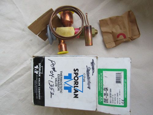 SPORLAN THERMOSTATIC EXPANSION VALVE OVE 20 GA OVE-20-GA New In Box