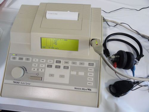 Welch Allyn TM262 Auto Tymp Tympanometer Audiometer Hearing Tester Acoustic