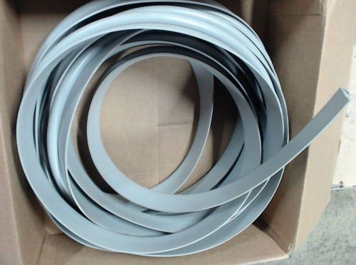New approx 42&#039; gray water-resistant rubber flange-mount seal 2&#039;&#039; x 1/2&#034; x 1/8&#034;