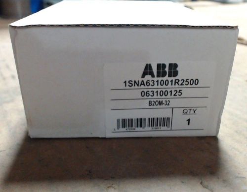 NIB ABB connector interface 1SNA631001R2500 B2OM-32 063100125 - 60 day warranty