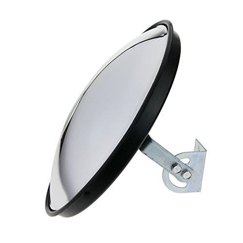 CableMarkt Convex mirror circular acrylic security 12&#034; diameter for safety