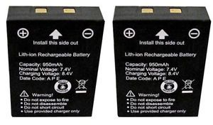 Battery for Cobra BK70128 (2-Pack) Battery for Cobra BK70128