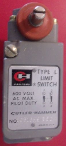 Cutler-Hammer Oil-Tight Type L Limit Switch 10316H9135C - NEW OLD STOCK