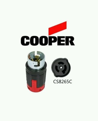 Arrowhart CS8265EX 50A Locking Plug 250V 3P/4W Cooper Wiring Devices NEW IN BOX