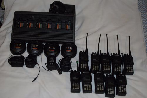Motorola MTX8250 800Mhz Portables lot of 10 Units with chargers