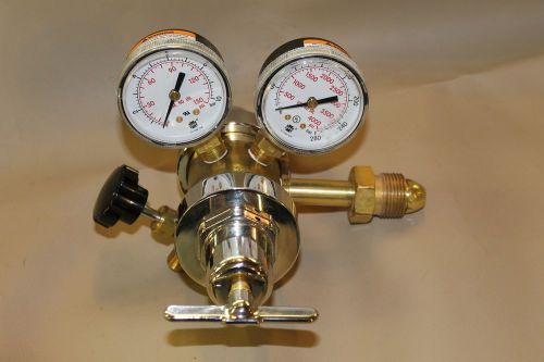 Argon/nitrogen 2 stage brass regulator 0-150psi outlet cga580 free shipping for sale