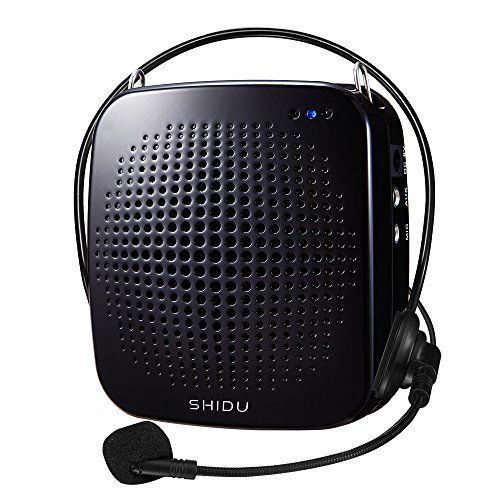 SHIDU S511 Portable Loud Speaker with MIC, PA System Voice Amplifier with Sound,