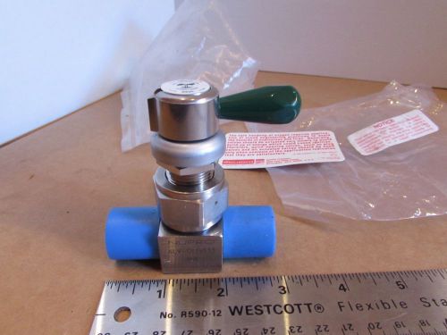New nupro oxygen valve swagelok vcr all metal gasket fittings 6lv-dlg333 px for sale