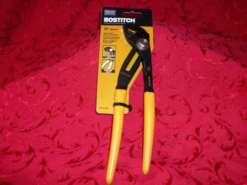 New Bostitch 10 &#034; Push-Lock Groove Joint Pliers    1b4
