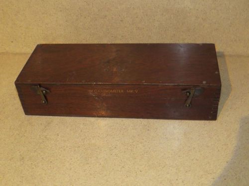 ++ HILGER &amp; WATTS MC CLINOMETER CASE - WOOD CASE ONLY