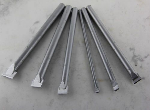 Set of 23 Boaster (chisel) for granite stone with carbide tips (3-40 mm)