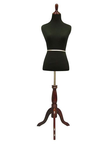 Female Dress Slacks Form Size 6 - 8 Medium on Tripod Stand Mannequin Black Color