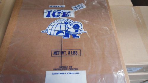Eskimo 8lb Ice Bags  (Wicketed) 1.5 Mil. Gauge 1000 ct.