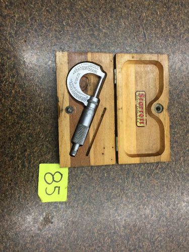 Starrett No. 230 Micrometer. With Original Case