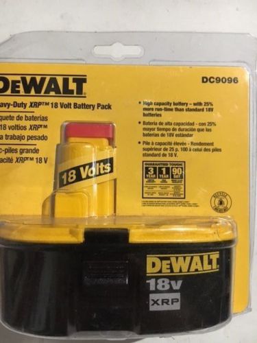 Dewalt 18 Volt DC9096 XRP Battery NEW