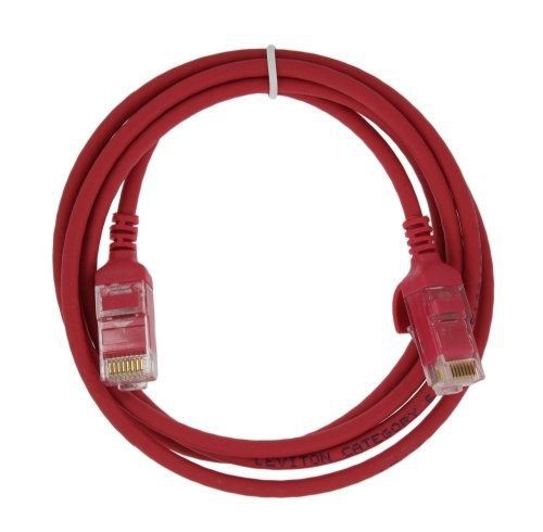 Leviton 6HHOM-4R Ultra High Flex Home 6 Patch Cable, 4-Foot, Red