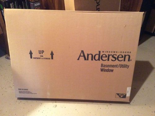 ANDERSEN BASEMENT WINDOW 2820 LOW E WITH SCREEN