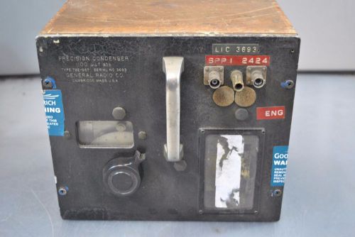 Vintage General Radio Co. Precision Condenser