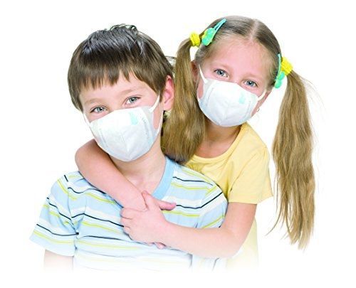 ReSpimask Kids mask S+ size, 6 - 10 years (10 pack), Antiviral face mask -