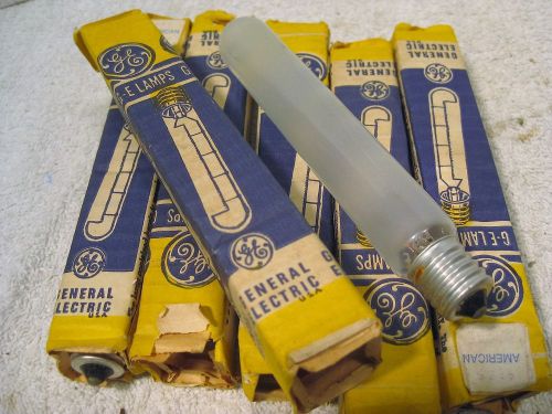 6 new/old stock GE FG-648-X tubular light bulbs