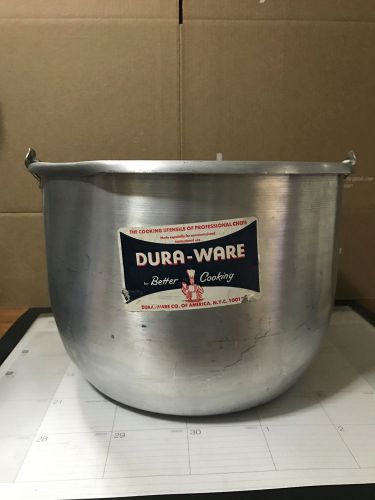 Dura-Ware Commercial Kitchen Aluminum 55 Quart Pot Bale Handle NSF