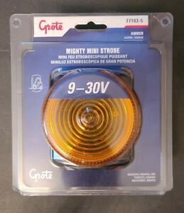 Grote 77103-5 Mighty Mini Strobe AMBER **BRAND NEW**