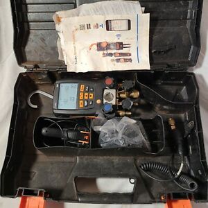 TESTO 557 Digital Manifold kit with Bluetooth External Vacuum Gauge 0563 1557