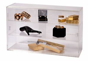 2-Shelf Acrylic Countertop Display Case (Comes with lock &amp; key)