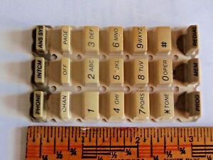 rubber keypad from AT&amp;T cordless phone circa mid 1990&#039;s model 4690
