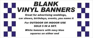 VINYL BANNER BLANKS, CAR SHOWS, PROMOTIONS, WEDDINGS 2FT W .X 10&#034;H patternsrus